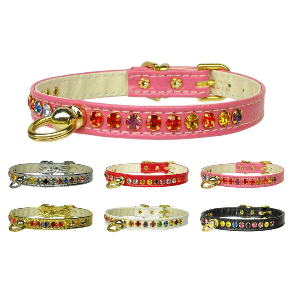 # 26 Confetti Crystal Jewelry Set Dog Collar - Dog Collars