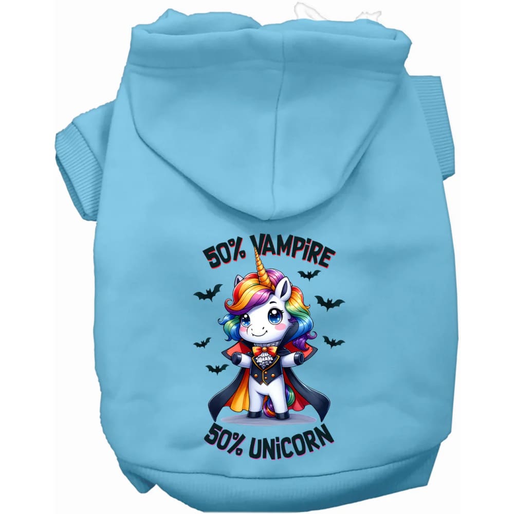 50 Percent Vamp and Uni Pet Hoodie - Halloween