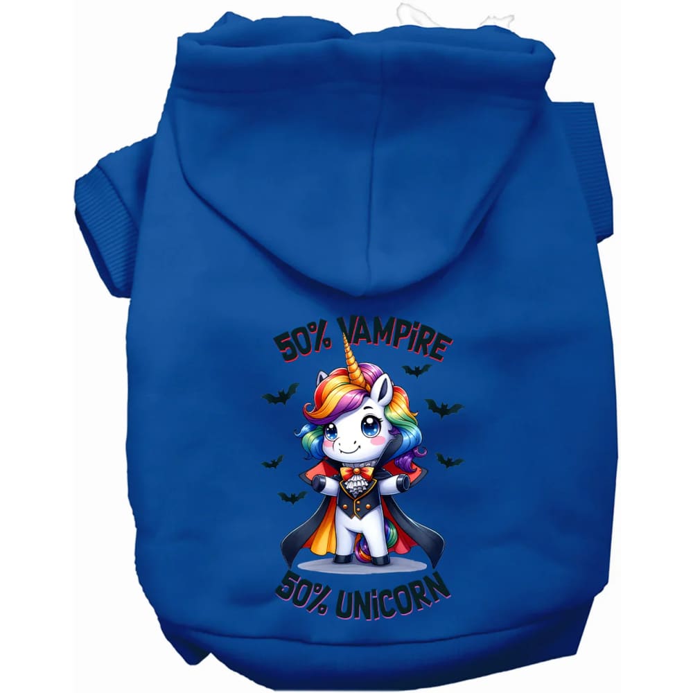 50 Percent Vamp and Uni Pet Hoodie - Halloween