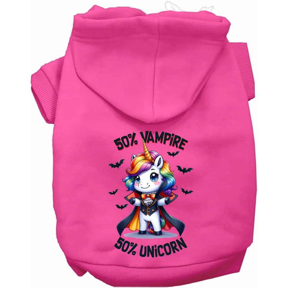 50 Percent Vamp and Uni Pet Hoodie - Halloween