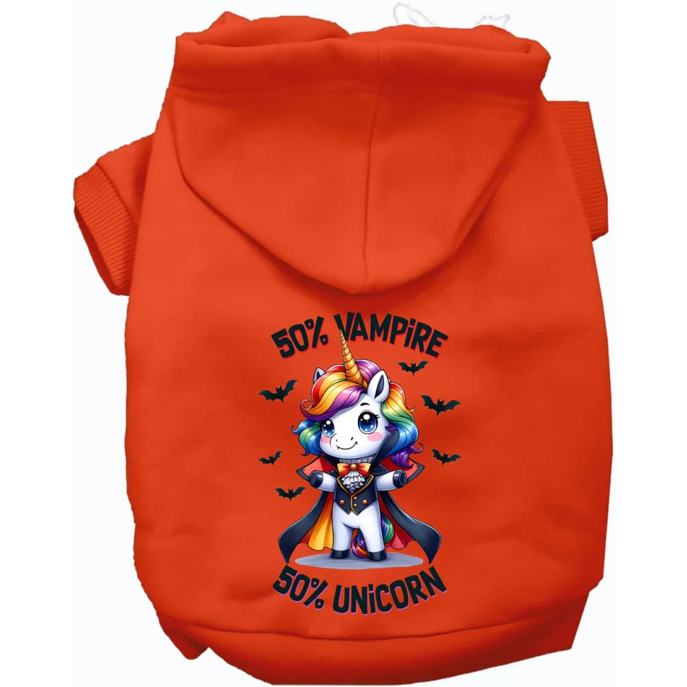 50 Percent Vamp and Uni Pet Hoodie - Halloween