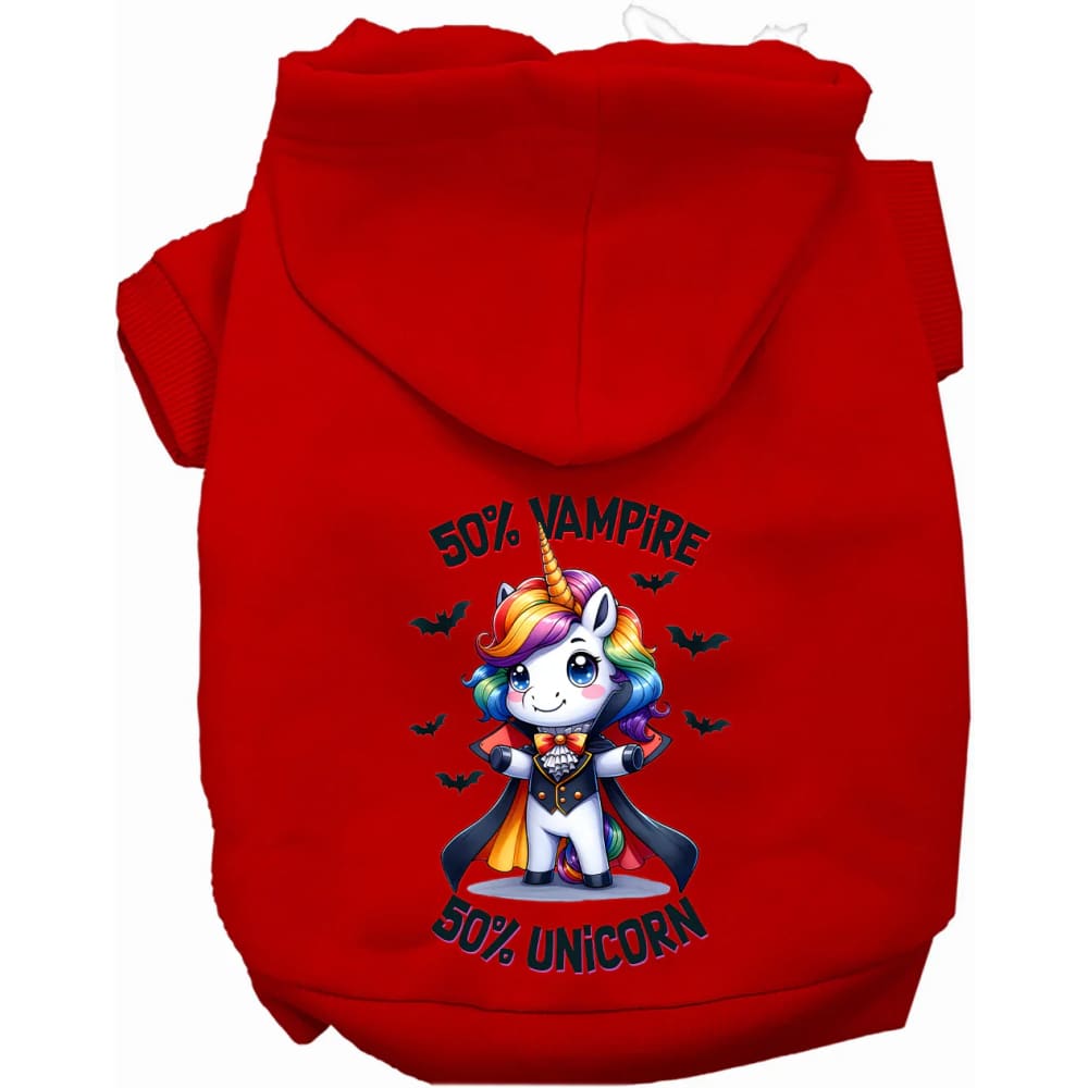 50 Percent Vamp and Uni Pet Hoodie - Halloween