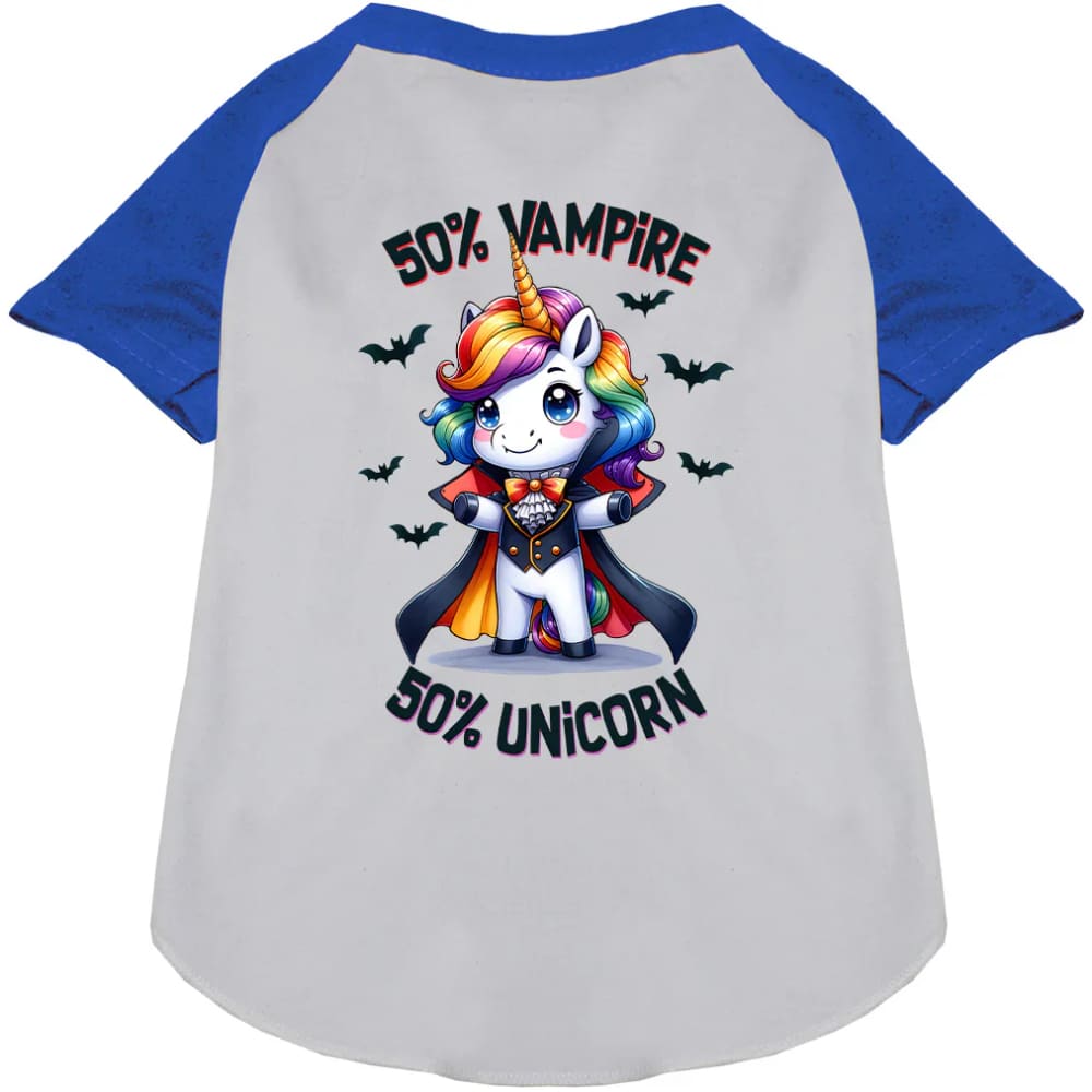 50 Percent Vamp and Uni Pet Raglan Shirt - Halloween