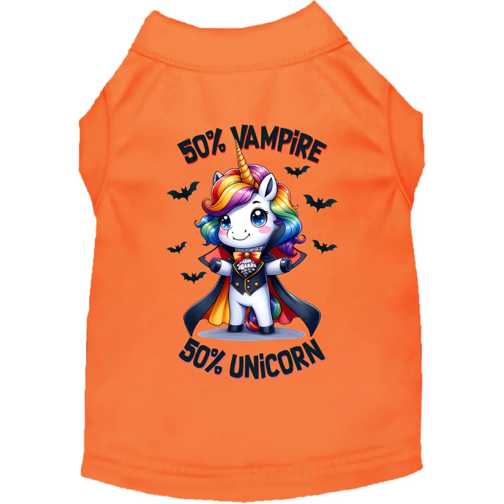 50 Percent Vamp and Uni Pet Shirt - Halloween