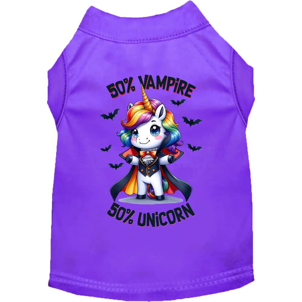 50 Percent Vamp and Uni Pet Shirt - Halloween