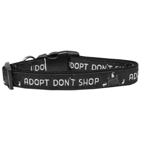 Adopt Don’t Shop Nylon Cat Collar - Cat Collars - Classic