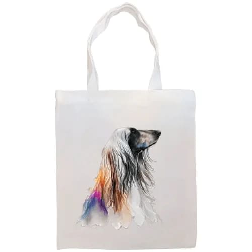 Afghan Hound Canvas Tote Bag - Afghan Hound