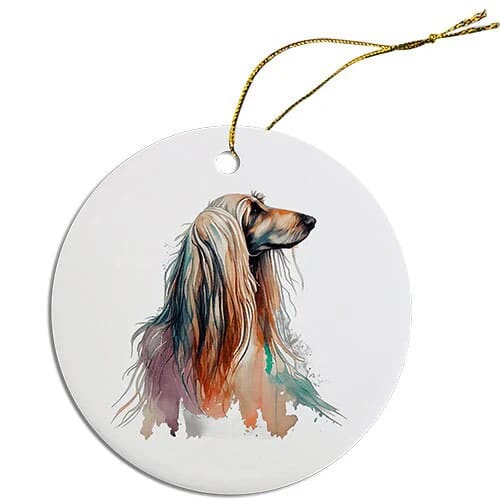 Afghan Hound Christmas Ornaments - Ornaments