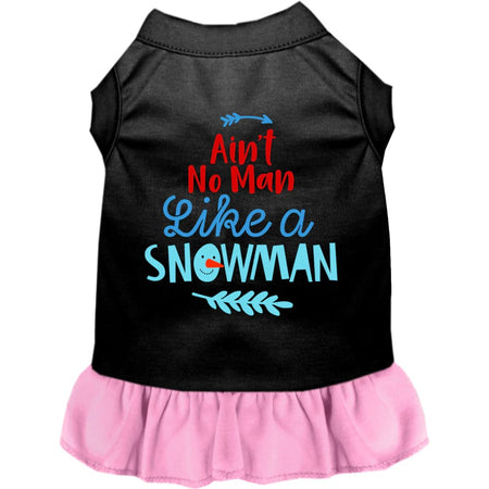 Ain’t No Man Like a Snowman Pet Dress - Christmas Dress