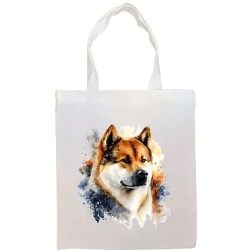 Akita Canvas Tote Bag - Akita