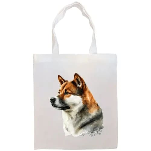 Akita Canvas Tote Bag - Akita