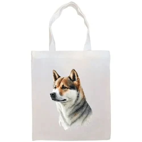 Akita Canvas Tote Bag - Akita