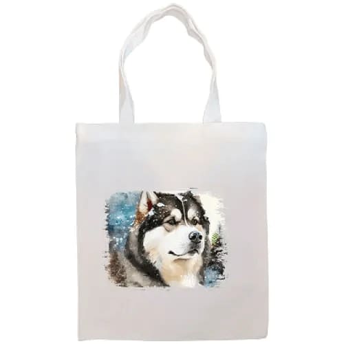 Alaskan Malamute Canvas Tote Bag - Alaskan Malamute