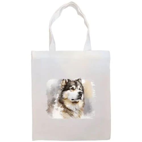 Alaskan Malamute Canvas Tote Bag - Alaskan Malamute