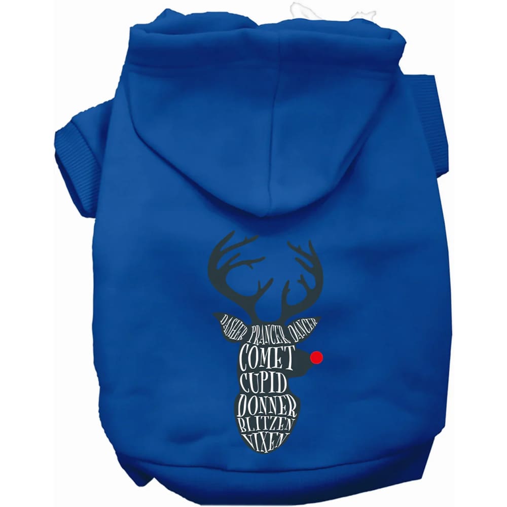 All Santa’s Deer Pet Hoodie - Screen Print Hoodies