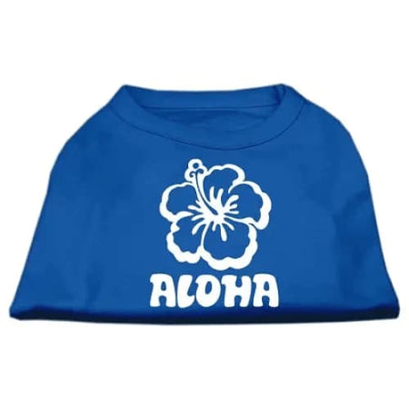 Aloha Flower Screen Print Pet Shirt - Screen Print Shirts