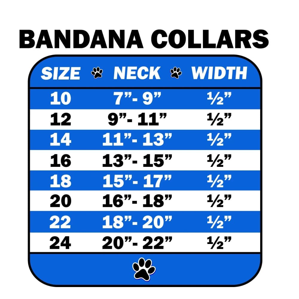 America the Beautiful Bandana Patriotic Dog Collars