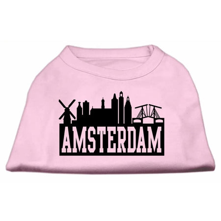 Amsterdam Skyline Screen Print Pet Shirt - Screen Print