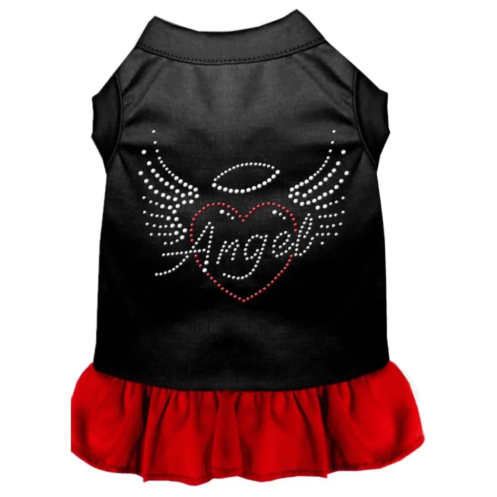 Angel Heart Rhinestone Pet Dress - Rhinestone Dresses