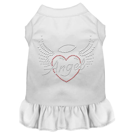 Angel Heart Rhinestone Pet Dress - Rhinestone Dresses