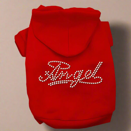 Angel Rhinestud Pet Hoodie - Rhinestone Hoodies