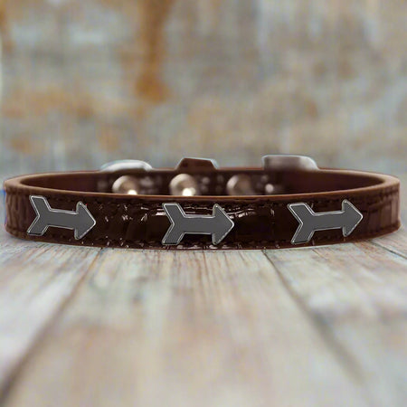 Arrows Widget Croc Dog Collar - Dog Collars - Designer Croc