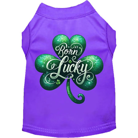 A’s Born Lucky Pet Shirt - Pet Shirt