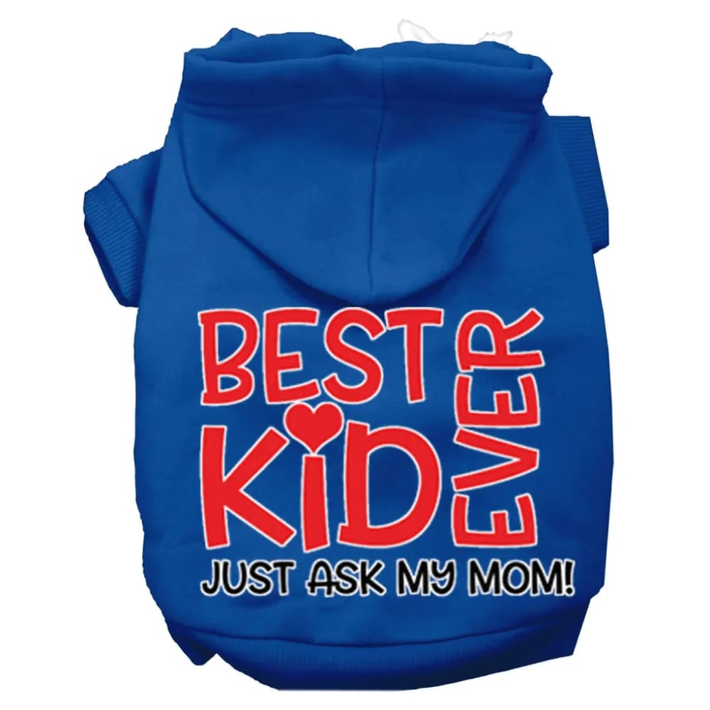 Ask My Mom Screen Print Dog Hoodie - Screen Print Hoodies