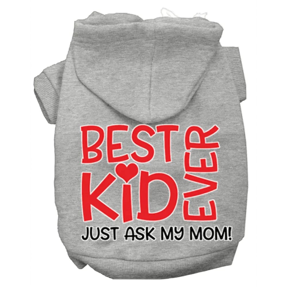 Ask My Mom Screen Print Dog Hoodie - Screen Print Hoodies