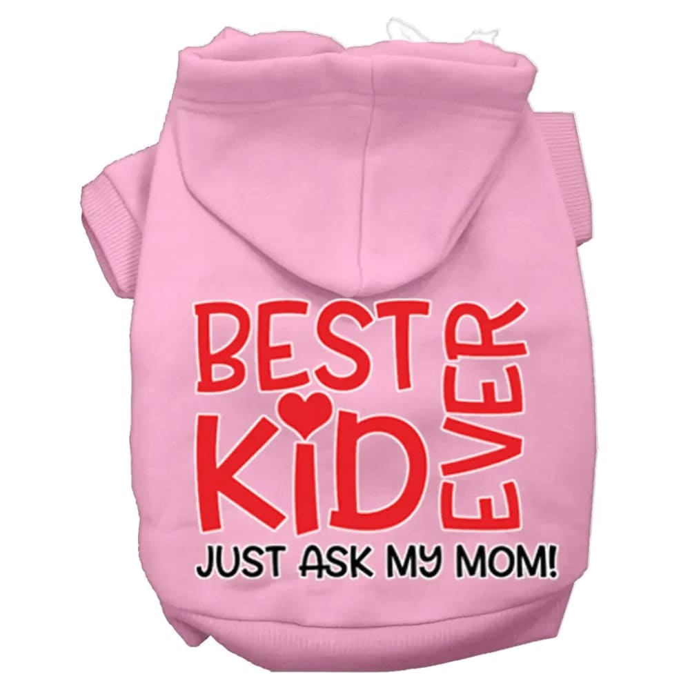 Ask My Mom Screen Print Dog Hoodie - Screen Print Hoodies