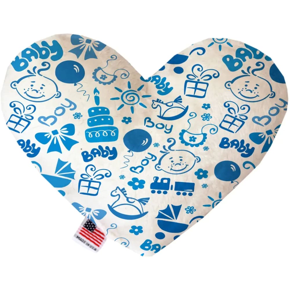 Baby Boy Heart Dog Toy - Heart Dog Toys