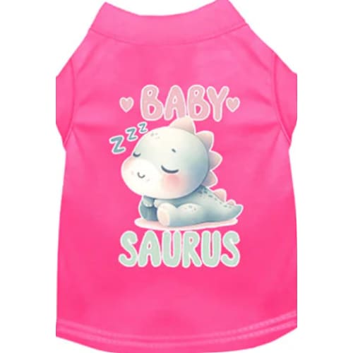 Babysaurus Screen Print Pet Shirt - Screen Print Shirts