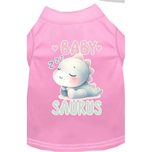 Babysaurus Screen Print Pet Shirt - Screen Print Shirts