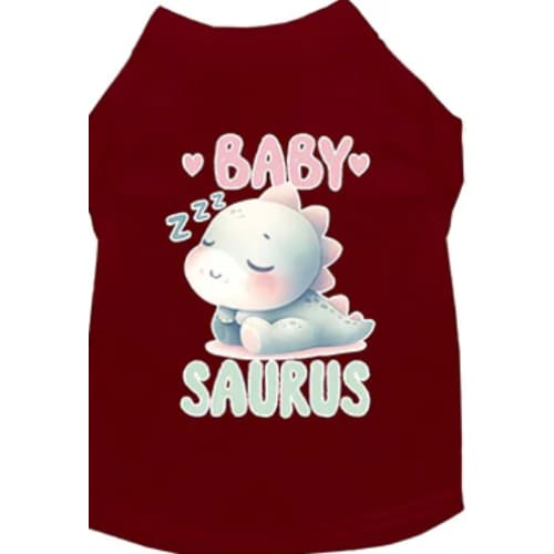 Babysaurus Screen Print Pet Shirt - Screen Print Shirts