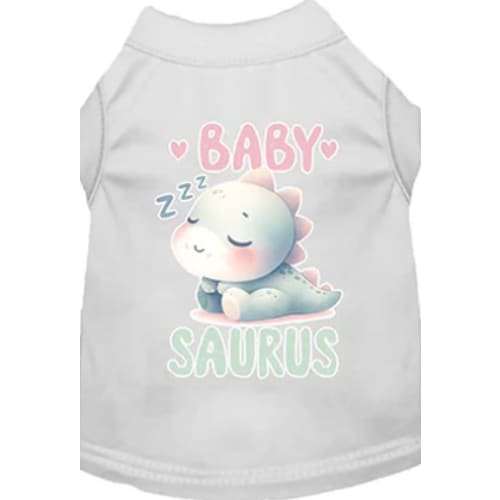 Babysaurus Screen Print Pet Shirt - Screen Print Shirts