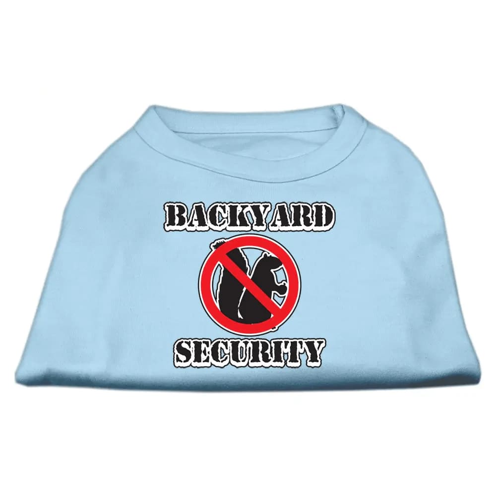 Backyard Security Screen Print Dog Shirt - Screen Print