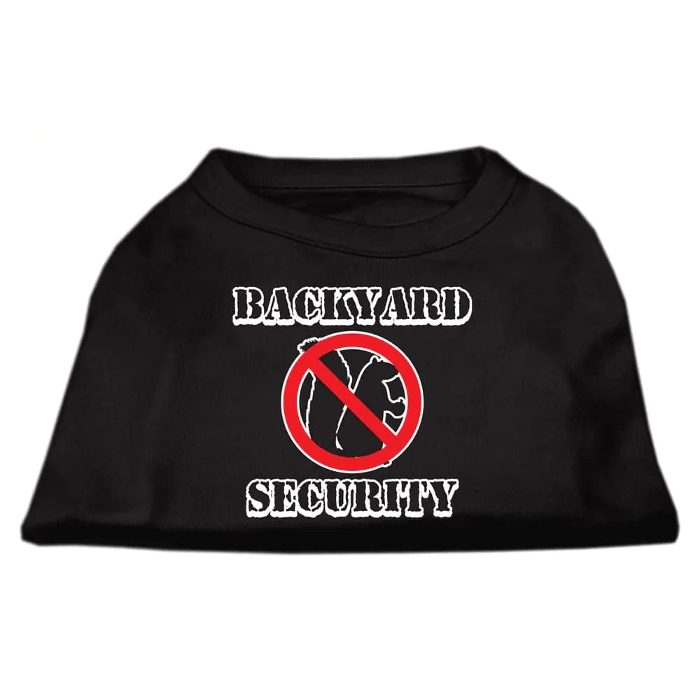 Backyard Security Screen Print Dog Shirt - Screen Print