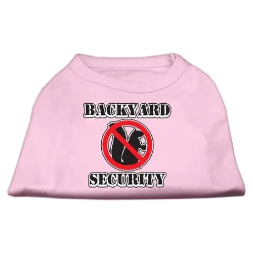 Backyard Security Screen Print Dog Shirt - Screen Print