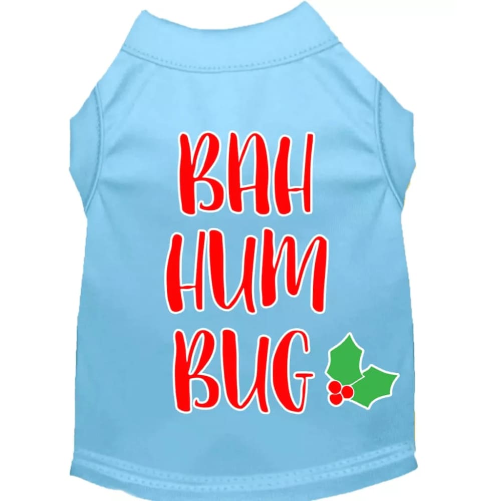 Bah Humbug Screen Print Pet Shirt - Screen Print Shirts