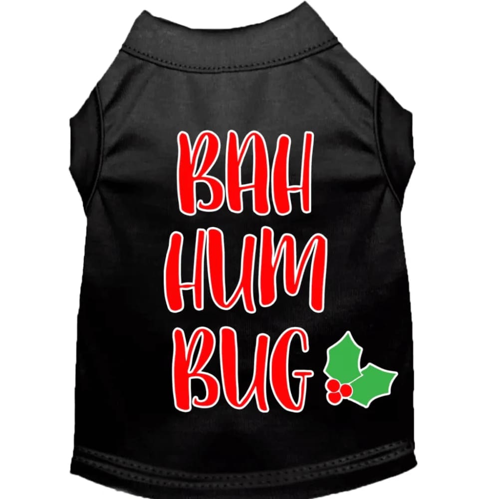 Bah Humbug Screen Print Pet Shirt - Screen Print Shirts