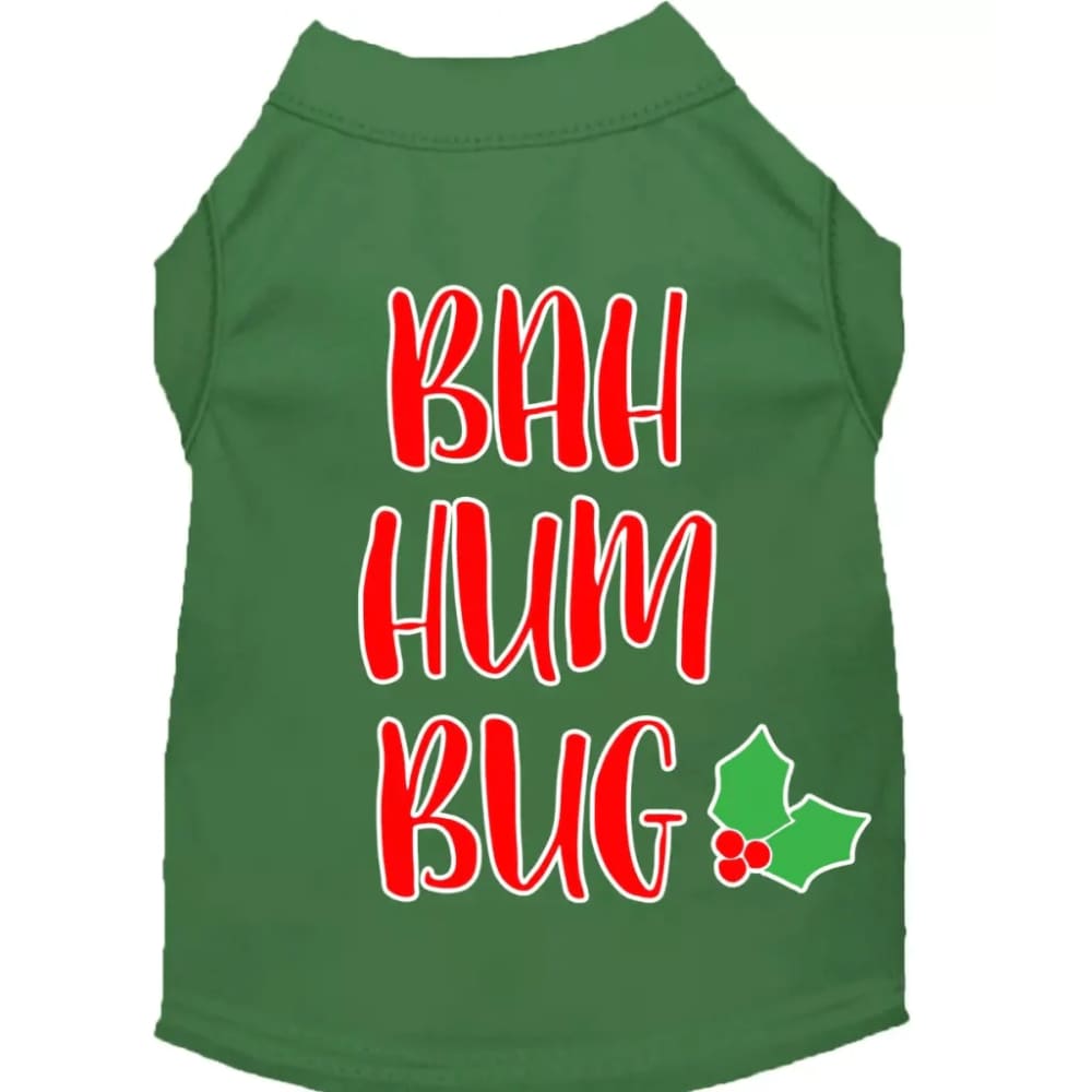 Bah Humbug Screen Print Pet Shirt - Screen Print Shirts