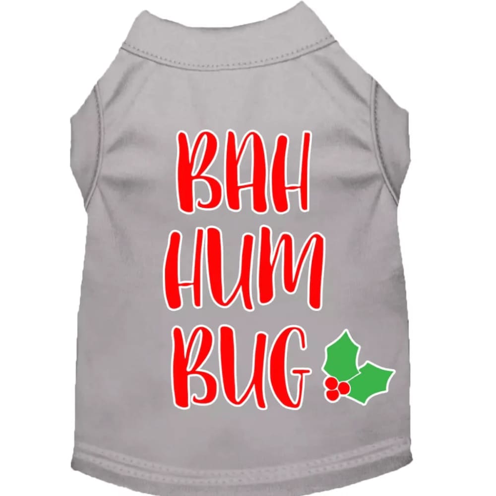 Bah Humbug Screen Print Pet Shirt - Screen Print Shirts