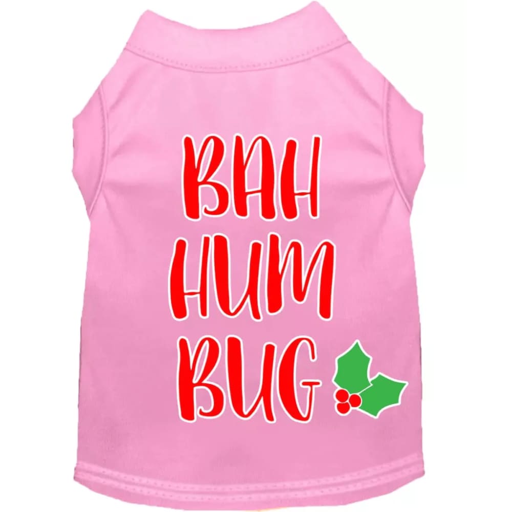 Bah Humbug Screen Print Pet Shirt - Screen Print Shirts