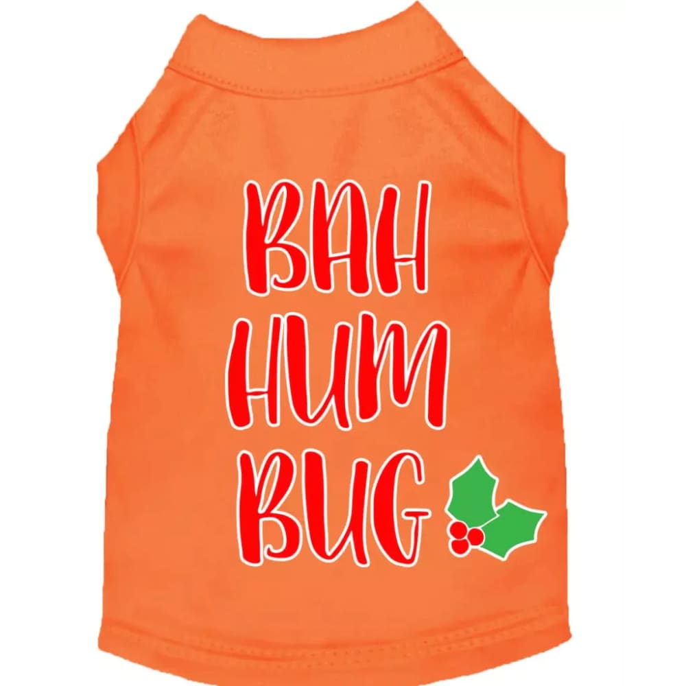 Bah Humbug Screen Print Pet Shirt - Screen Print Shirts