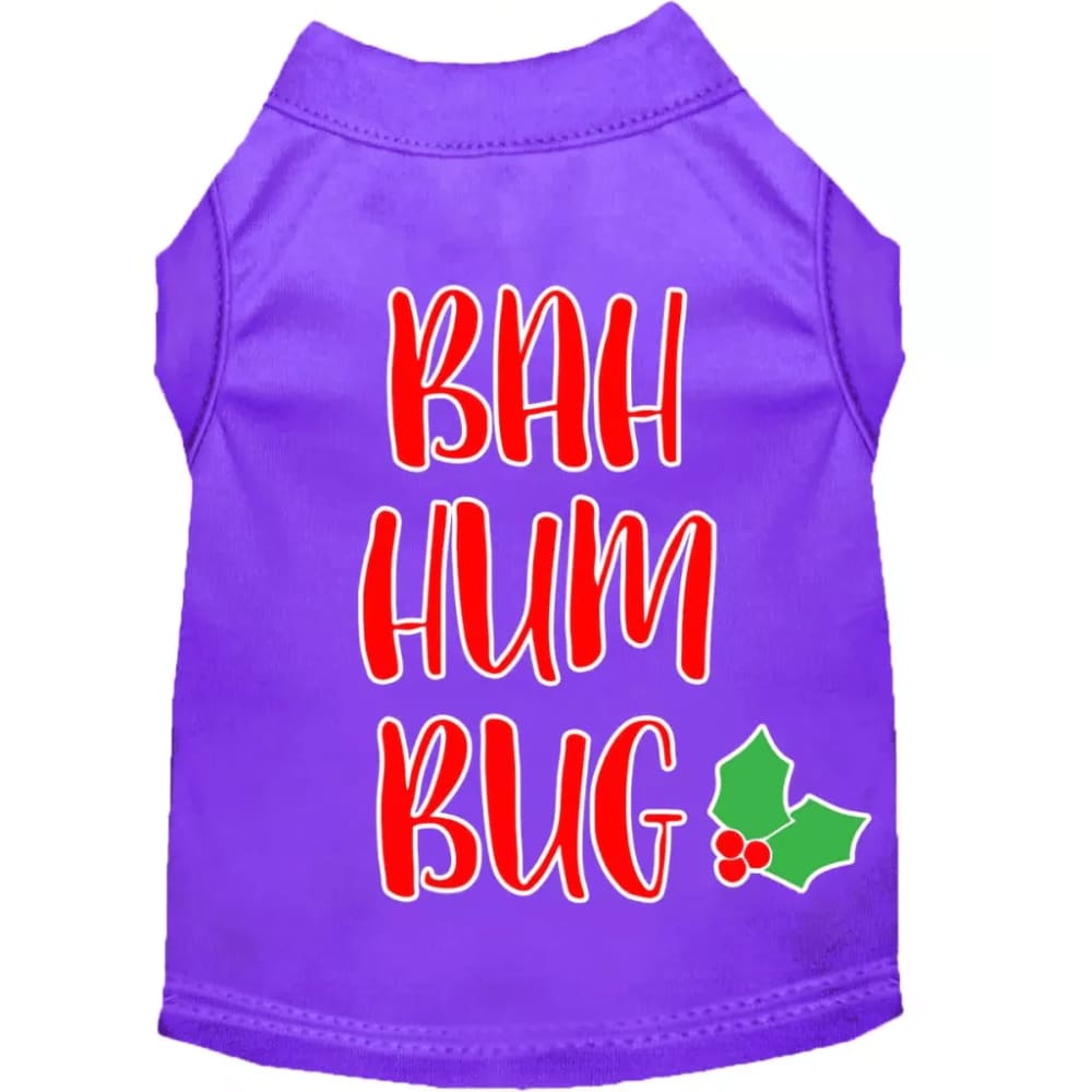 Bah Humbug Screen Print Pet Shirt - Screen Print Shirts