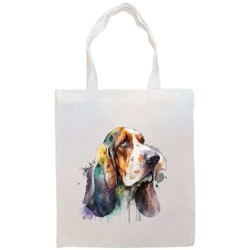 Bassett Hound Canvas Tote Bag - Bassett Hound