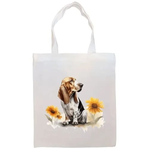 Bassett Hound Canvas Tote Bag - Bassett Hound