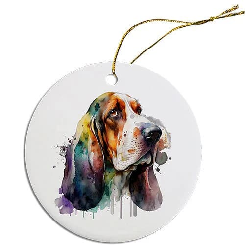 Bassett Hound Christmas Ornaments - Ornaments