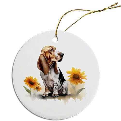 Bassett Hound Christmas Ornaments - Ornaments