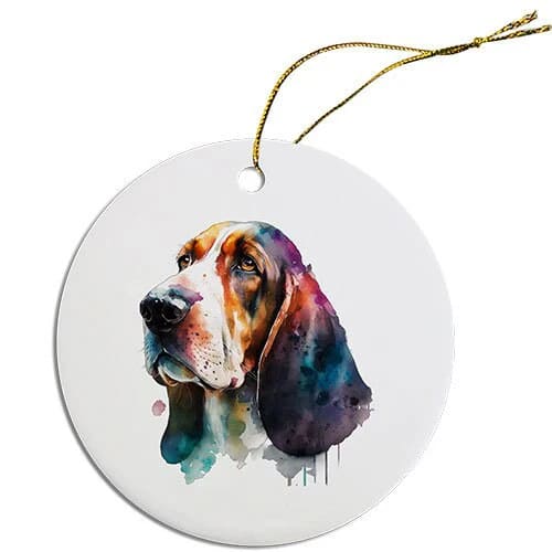 Bassett Hound Christmas Ornaments - Ornaments